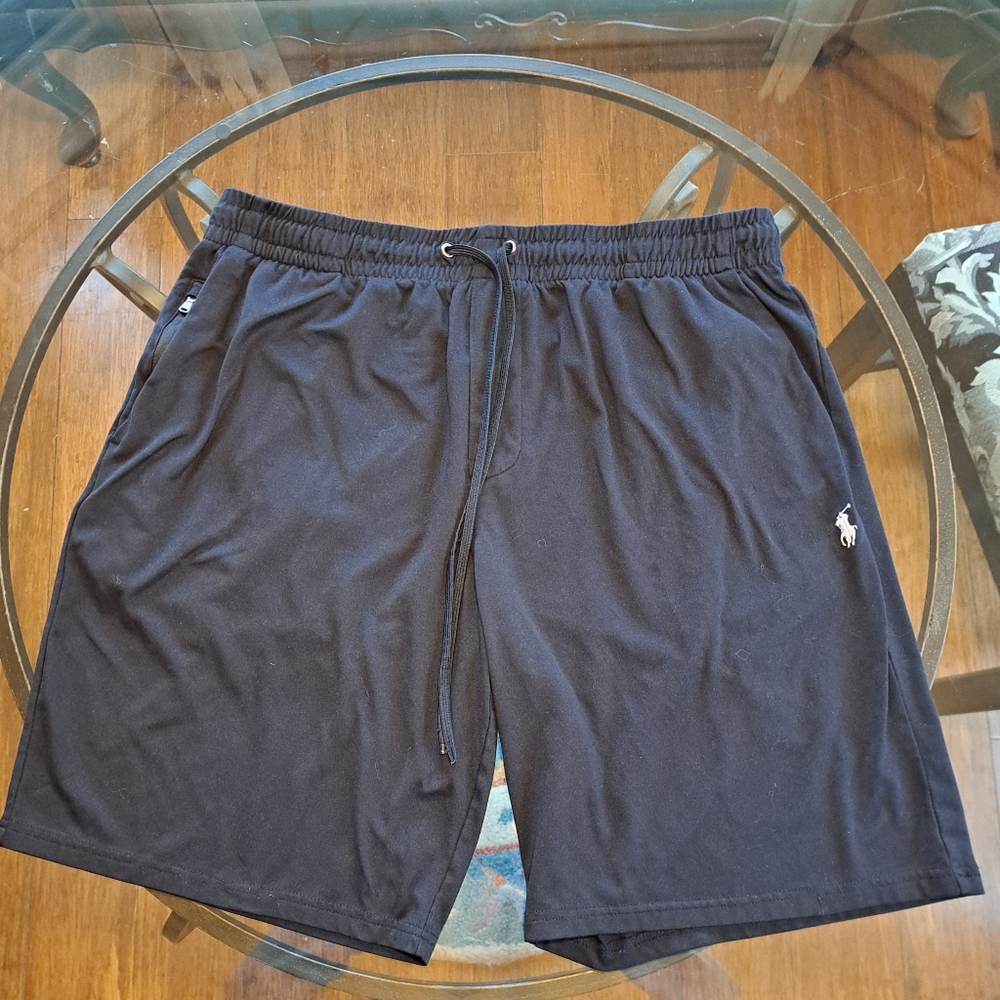 Polo by Ralph Lauren Men's Black Athletic Shorts